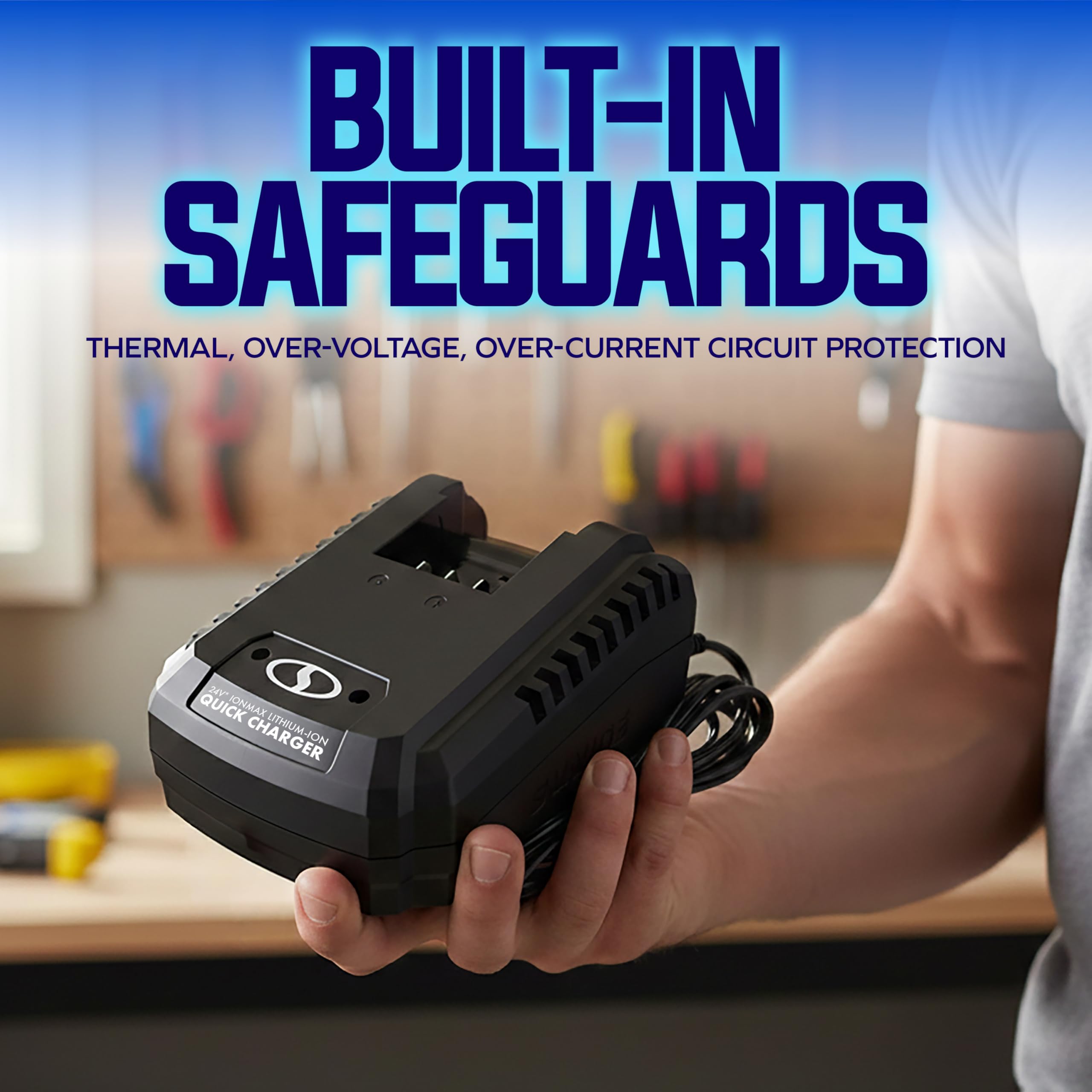 Amazon.com : Snow Joe IONMAX Dual-Port Quick Charger for 24-Volt